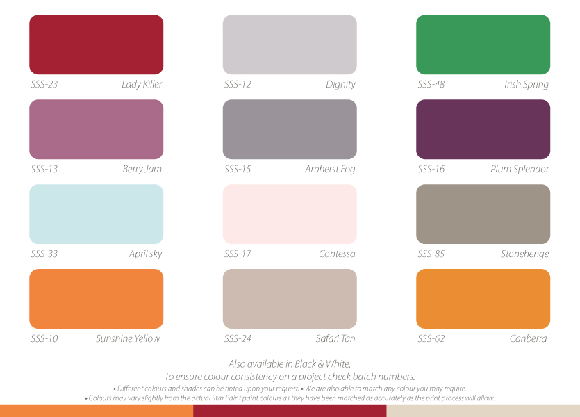 Duram Interior Paint Colour Chart At Troy Jenkins Blog